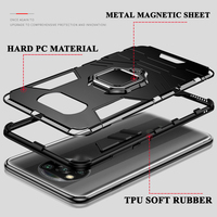 Odporny na wstrząsy futerał na zbroję dla Xiaomi Redmi Note 6 7 8 9 Pro Max 9s 9A 9C 8A 7A 8T 9T 5 Plus 4 4X 10X 4G 5G tylna obudowa telefonu Coque 6